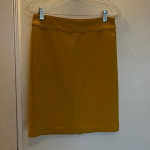 Burnt yellow skirt